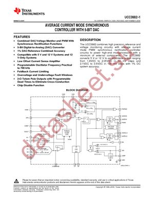 UCC3882DW-1 datasheet  